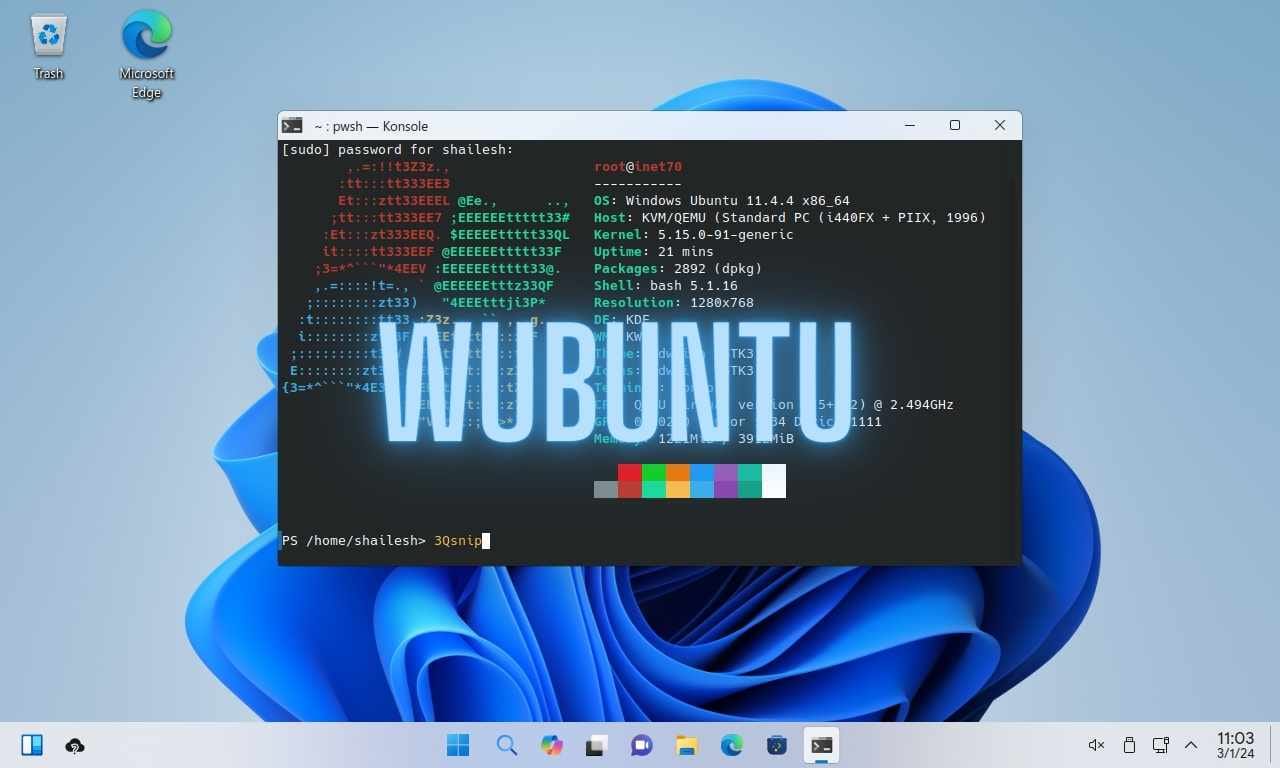 Wubuntu: Experiencing Windows as a Linux User