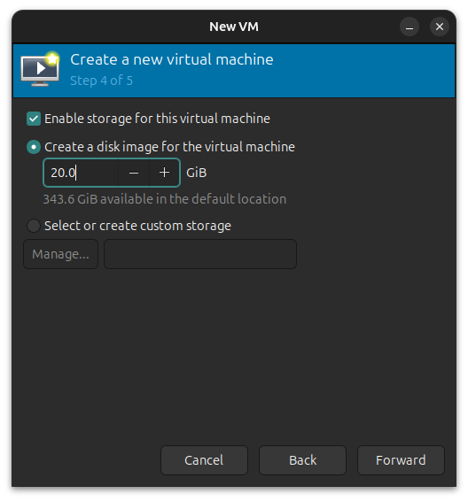 create virtual machine disk