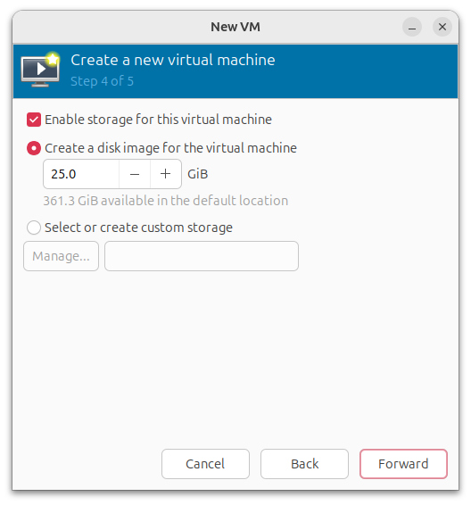 create virtual disk image