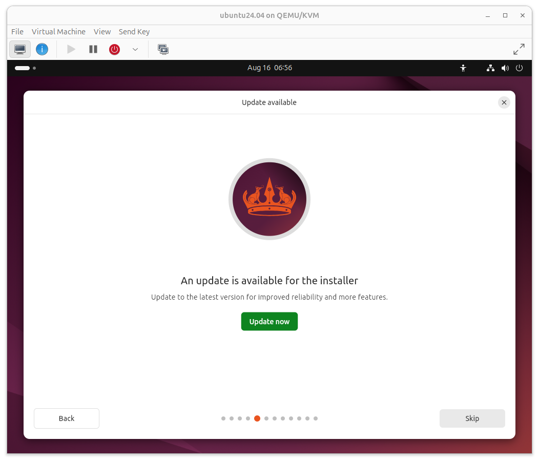 Update the Ubuntu Installer