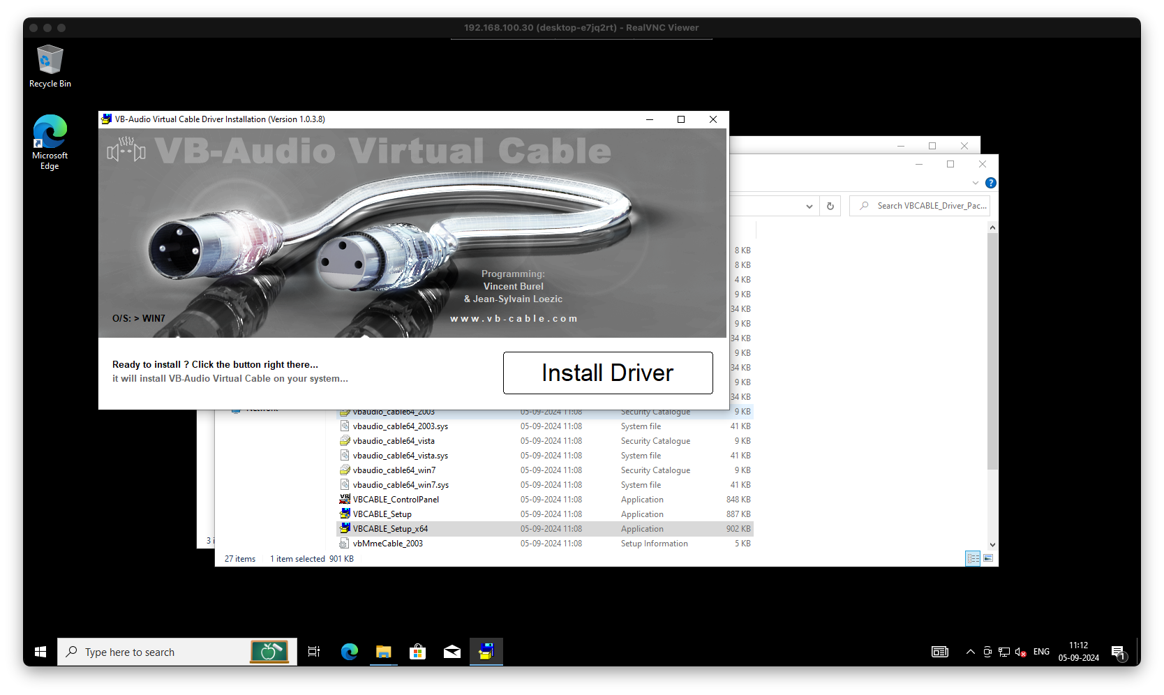 virtual audio cable installation