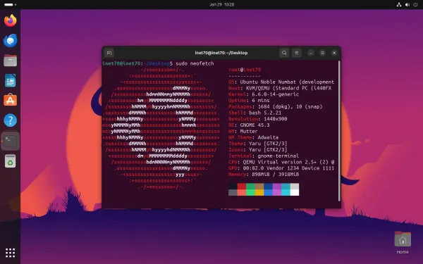 Ubuntu 24.04 Testing