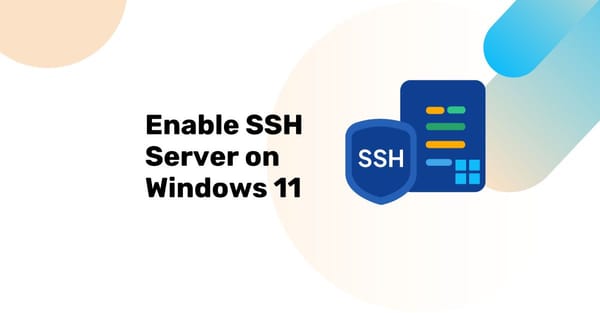 SSH Server on Windows 11