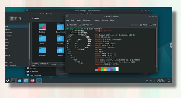 KDE Plasma on Debian 12