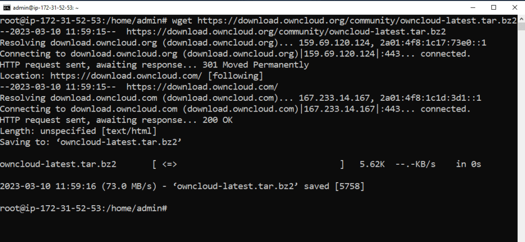 owncloud on Ubuntu 22.04