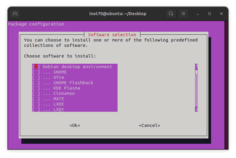 tasksel on Ubuntu 22.04